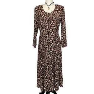 Vintage HER Maxi Floral Dress made in Canada